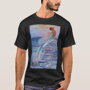 Beautiful flying fish merman merfairy T-Shirt