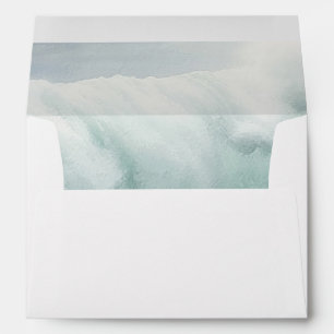 Beautiful Foaming waves  Envelope