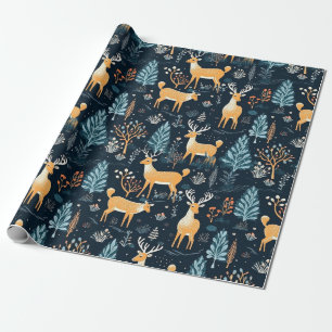 Beautiful Forest Deer Wrapping Paper