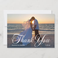 Beautiful Forma Script Wedding Photo
