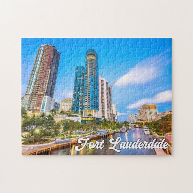 Beautiful Fort Lauderdale, Florida, United States Jigsaw Puzzle (Horizontal)