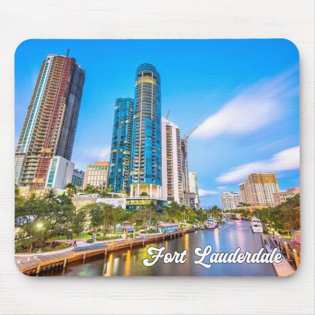 Beautiful Fort Lauderdale, Florida, United States Mouse Mat (Front)