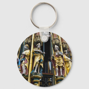 Beautiful Fountain in Nuremberg Key Ring