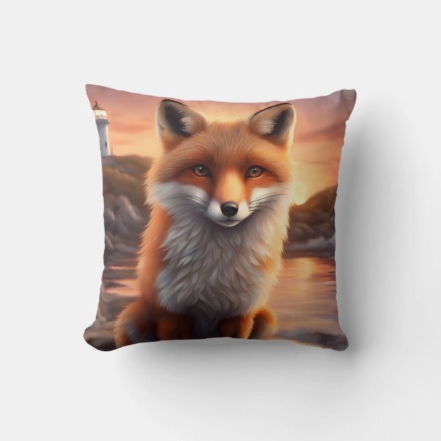 Beautiful Fox Cushion (Front)