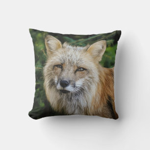 Beautiful Fox in the Wild Cushion