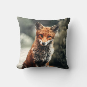 Beautiful Fox in the Wild Cushion