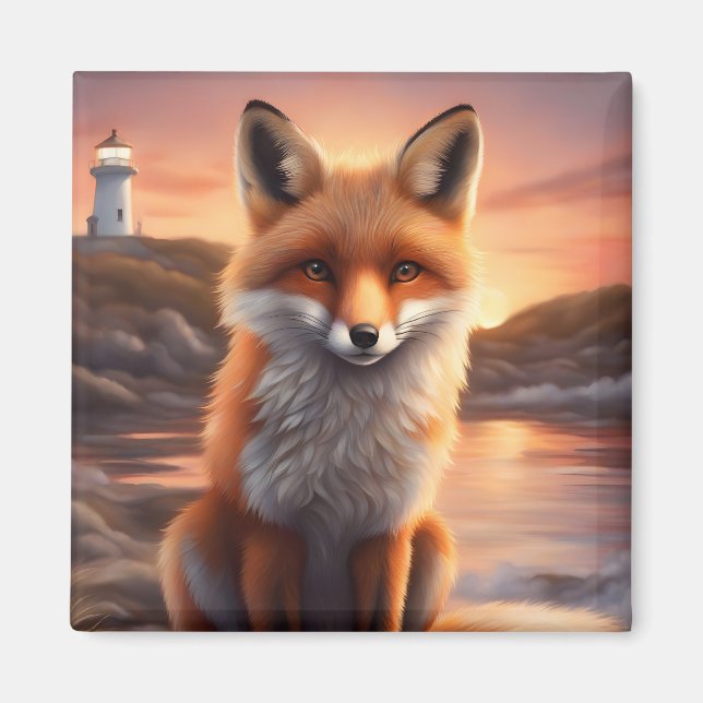 Beautiful Fox Magnet (Front)