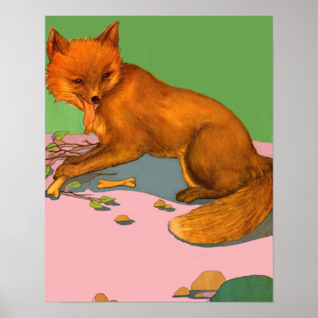 beautiful fox poster (Front)