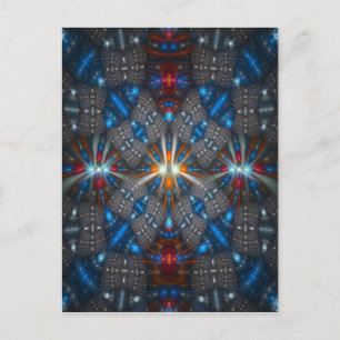 Beautiful Fractal Design Postcard