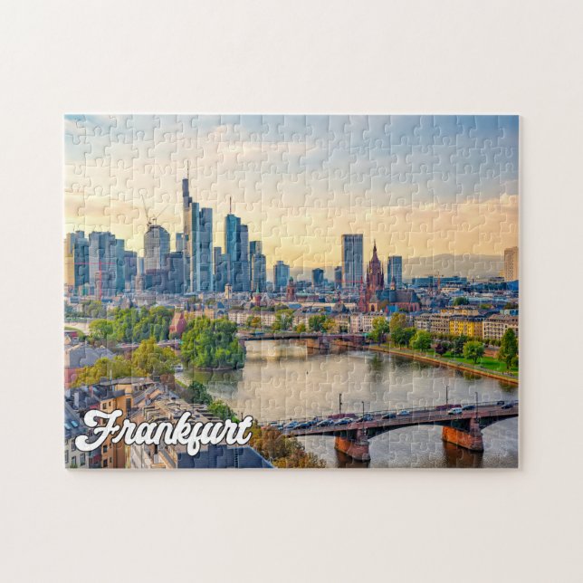 Beautiful Frankfurt, Germany Jigsaw Puzzle (Horizontal)