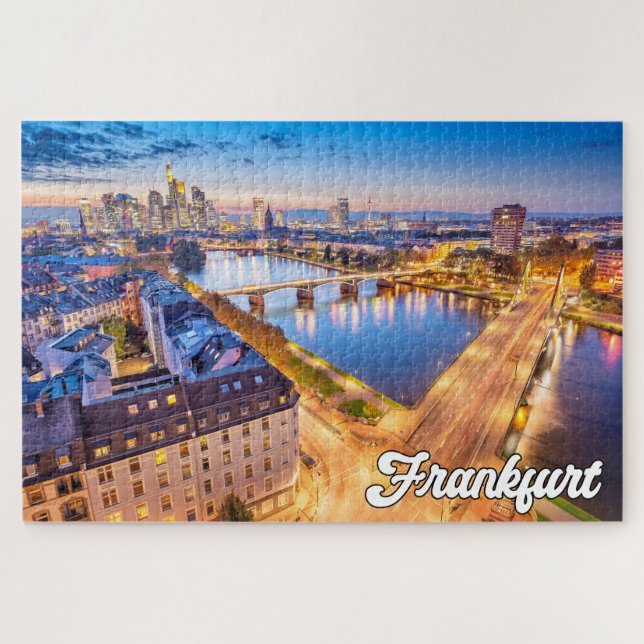 Beautiful Frankfurt, Germany Jigsaw Puzzle (Horizontal)