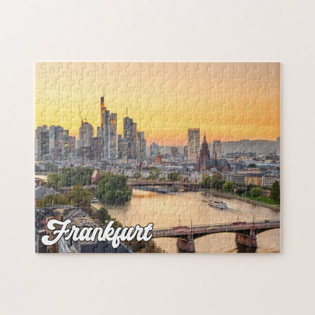 Beautiful Frankfurt, Germany Jigsaw Puzzle (Horizontal)