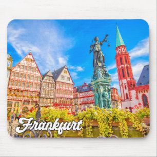 Beautiful Frankfurt, Germany Mouse Mat