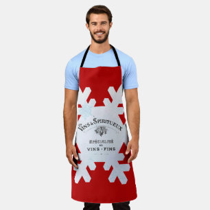 Beautiful French Christmas Apron! Apron