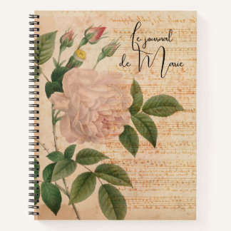 Beautiful French vintage journal