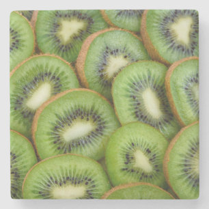Beautiful Fresh KiWi Ready to Eat Stone Coaster