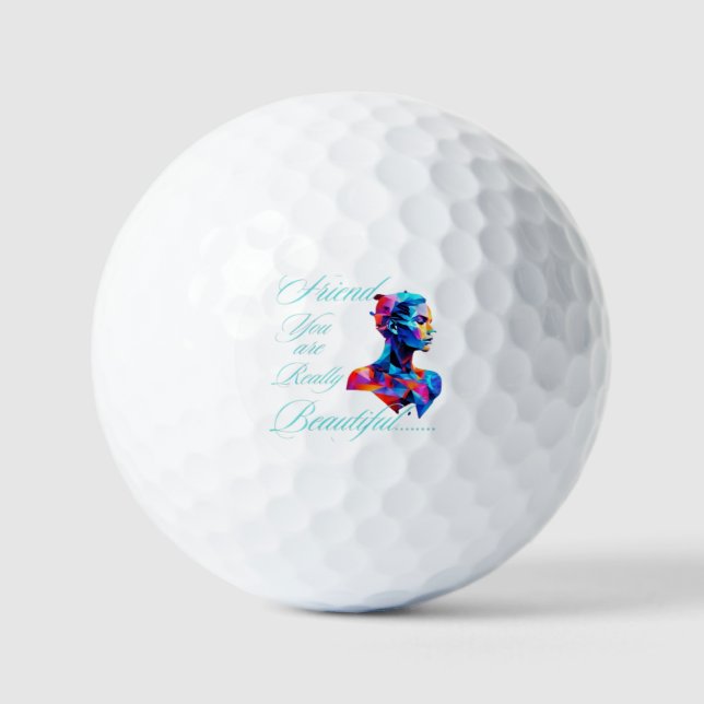 Beautiful Friend  Golf Balls (Front)