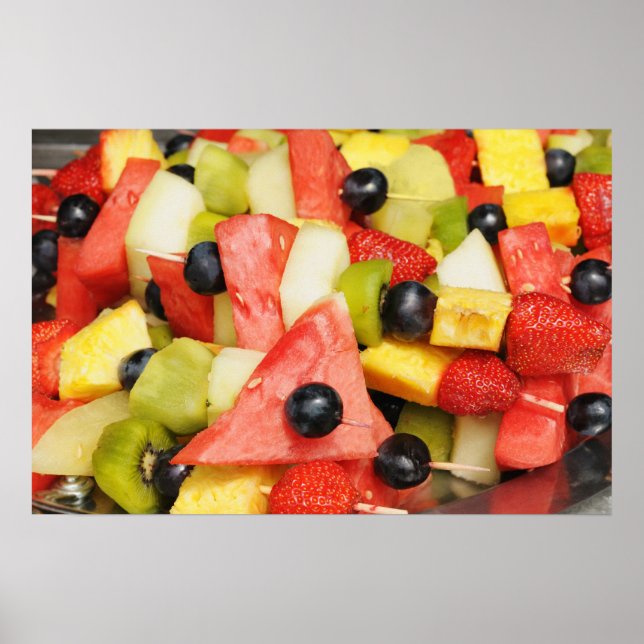 Beautiful fruit salad poster (Front)