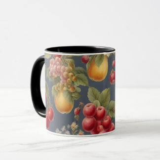 Beautiful Fruits and Flowers. French Style Mug