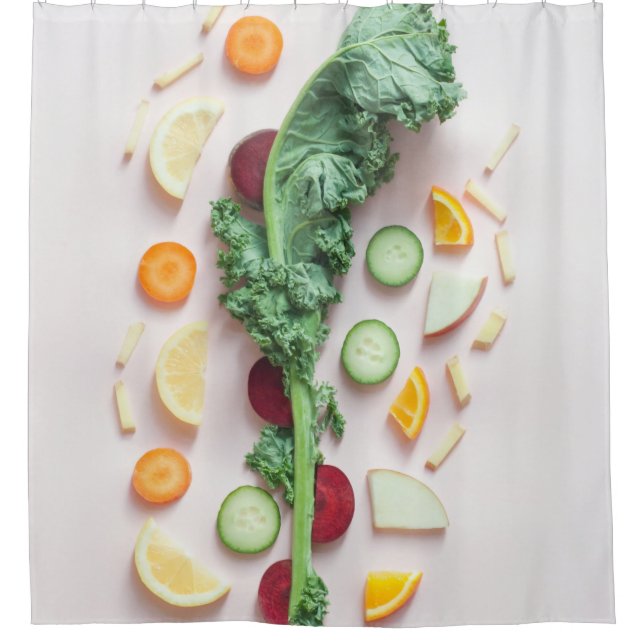 Beautiful Fruits Shower Curtain (Front)