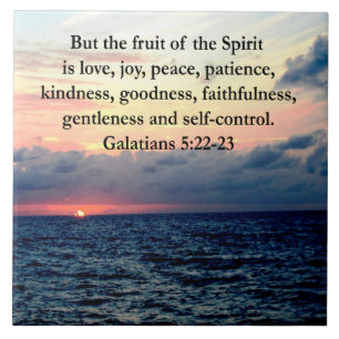 BEAUTIFUL GALATIANS FRUITS OF THE SPIRIT TILE