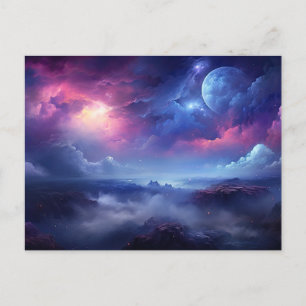 Beautiful Galaxy Outer Space Cosmic Universe Postcard