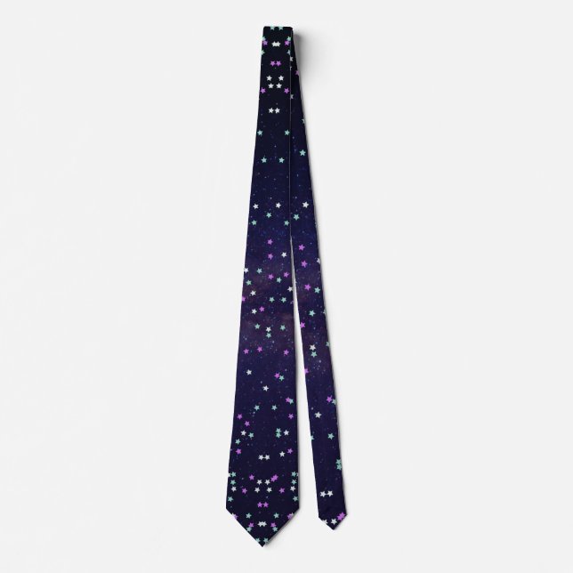 Beautiful galaxy,stars tie (Front)