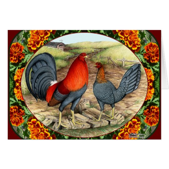 Beautiful Game Fowl Card