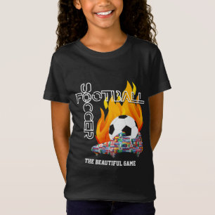Beautiful Game World FOOTBALL SOCCER Kids T-Shirt
