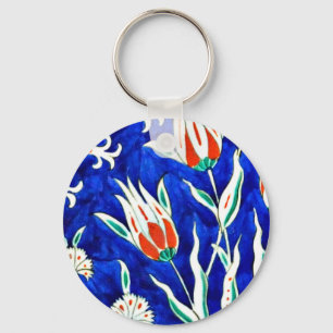 Beautiful garden (tulips) key ring