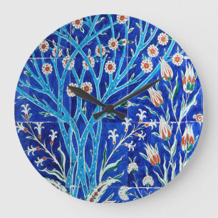 Beautiful garden (tulips) large clock