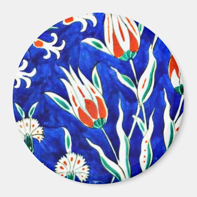 Beautiful garden (tulips) magnet (Front)