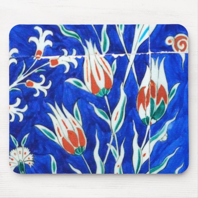 Beautiful garden (tulips) mouse mat (Front)