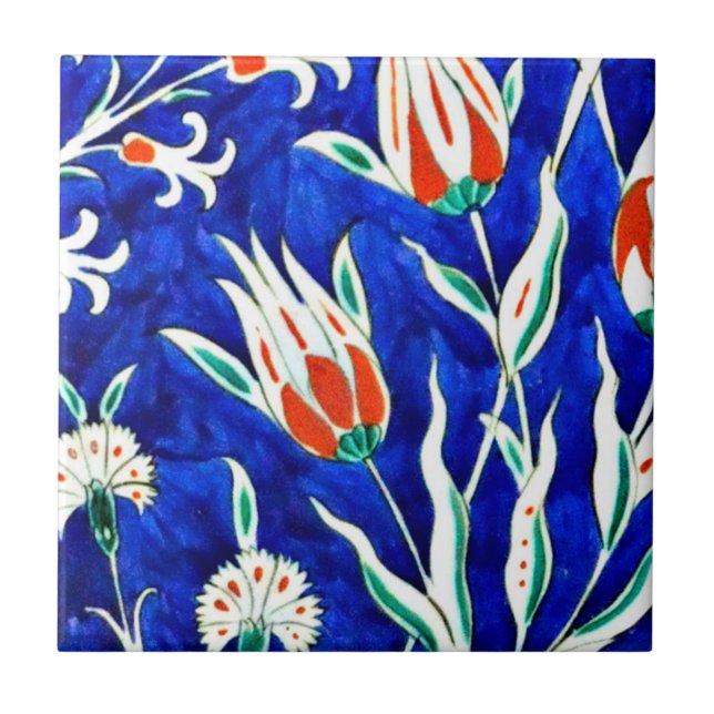 Beautiful garden (tulips) tile (Front)