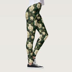 Beautiful Gardenias Aesthetic Wear Active Leggings