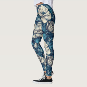 Beautiful Gardenias Inspired Gym Clothes Leggings