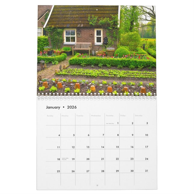 Beautiful Gardens 2013 Calendar (Jan 2026)