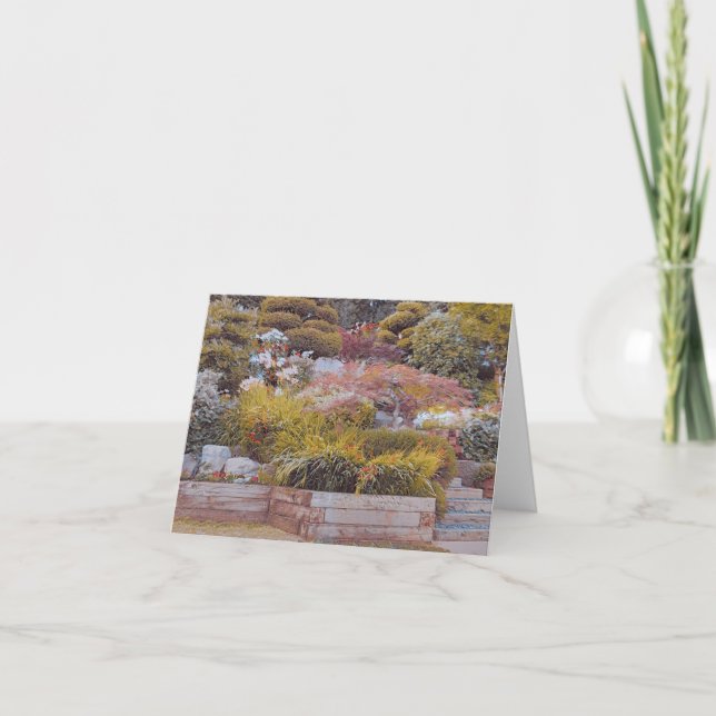 Beautiful Gardens -  Blank Card (Front)