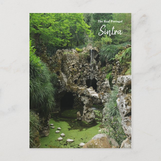 Beautiful Gardens of Quinta da Regaleira Postcard (Front)
