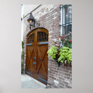 Beautiful Gateway in Charleston Poster