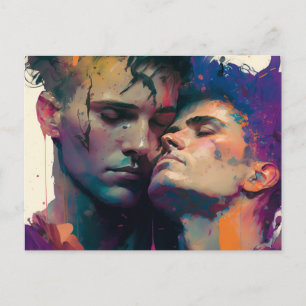 Beautiful Gay Love Postcard