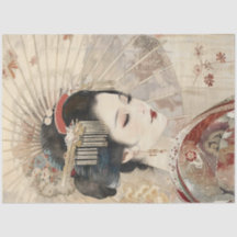 Beautiful Geisha Portrait