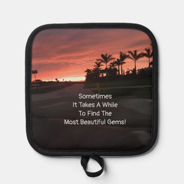 Beautiful Gems Pot Holder (Front)