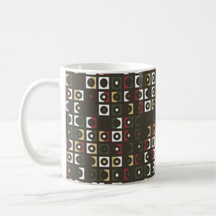 Beautiful geometric pattern design abstract, art, coffee mug