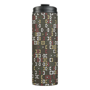 Beautiful geometric pattern design abstract, art, thermal tumbler