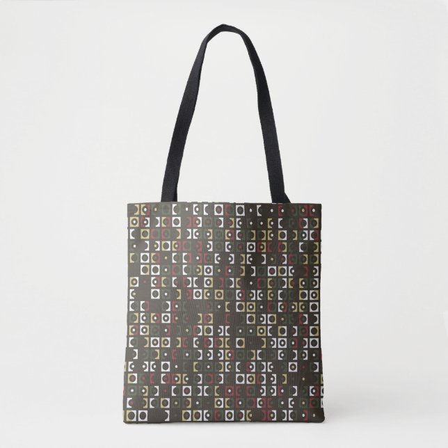 Beautiful geometric pattern design abstract, art,  tote bag (Front)