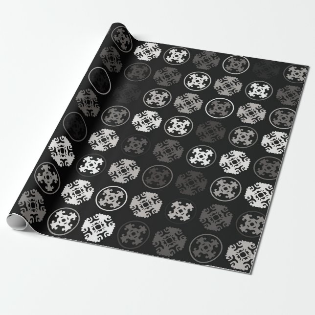 Beautiful geometric pattern design abstract, art,  wrapping paper (Unrolled)