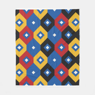 Beautiful geometric pattern  fleece blanket