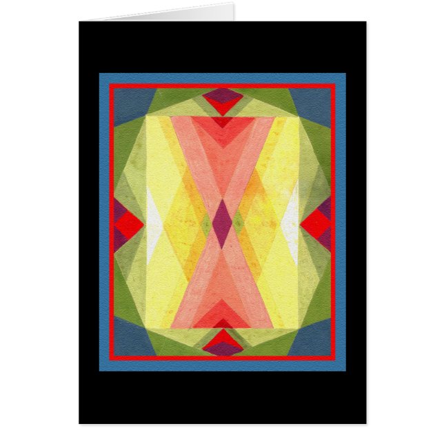 Beautiful Geometric Patterns - Art Deco Card (Front)