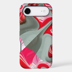Beautiful Geometric Red Ash Grey Customise Product